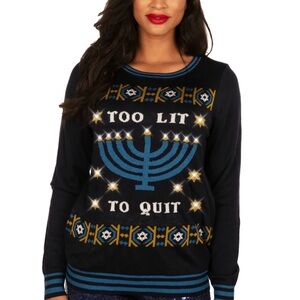 Tipsy Elves Blue Sweater